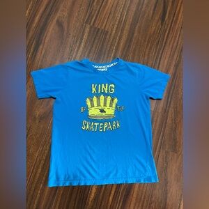 Tony Hawk boys large graphic tee – King of the Skatepark - blue
